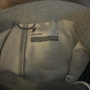 All in Motion Gray Zip Up Sweater